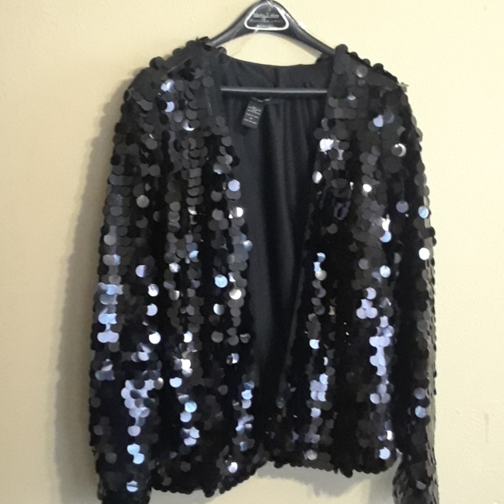 Ashley Stewart Sequins Jacket